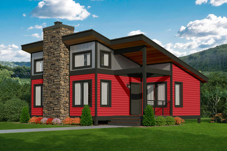 House Plan House Plan #27564 Front Elevation 