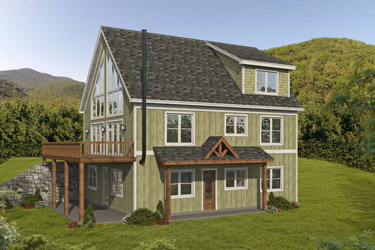 Mountain House Plan #940-00576 Elevation Photo