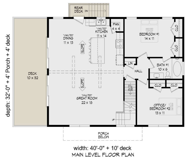 House Plan House Plan #27566 Drawing 1