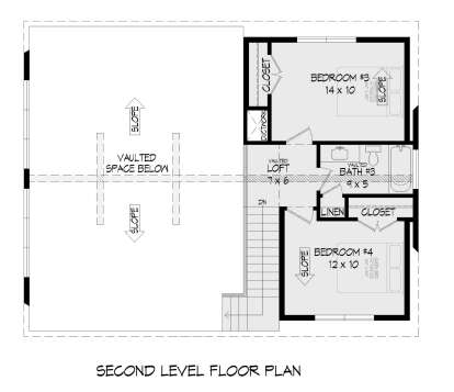 Second Floor for House Plan #940-00576