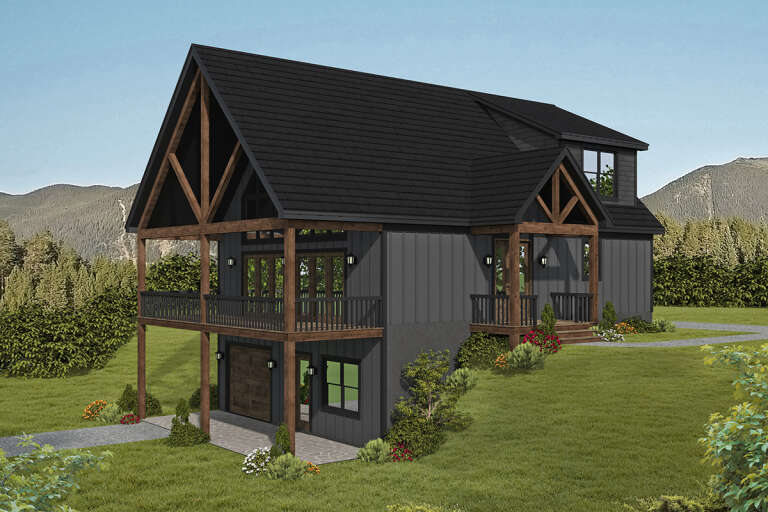 House Plan House Plan #27567 Front Elevation 