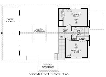 Second Floor for House Plan #940-00577