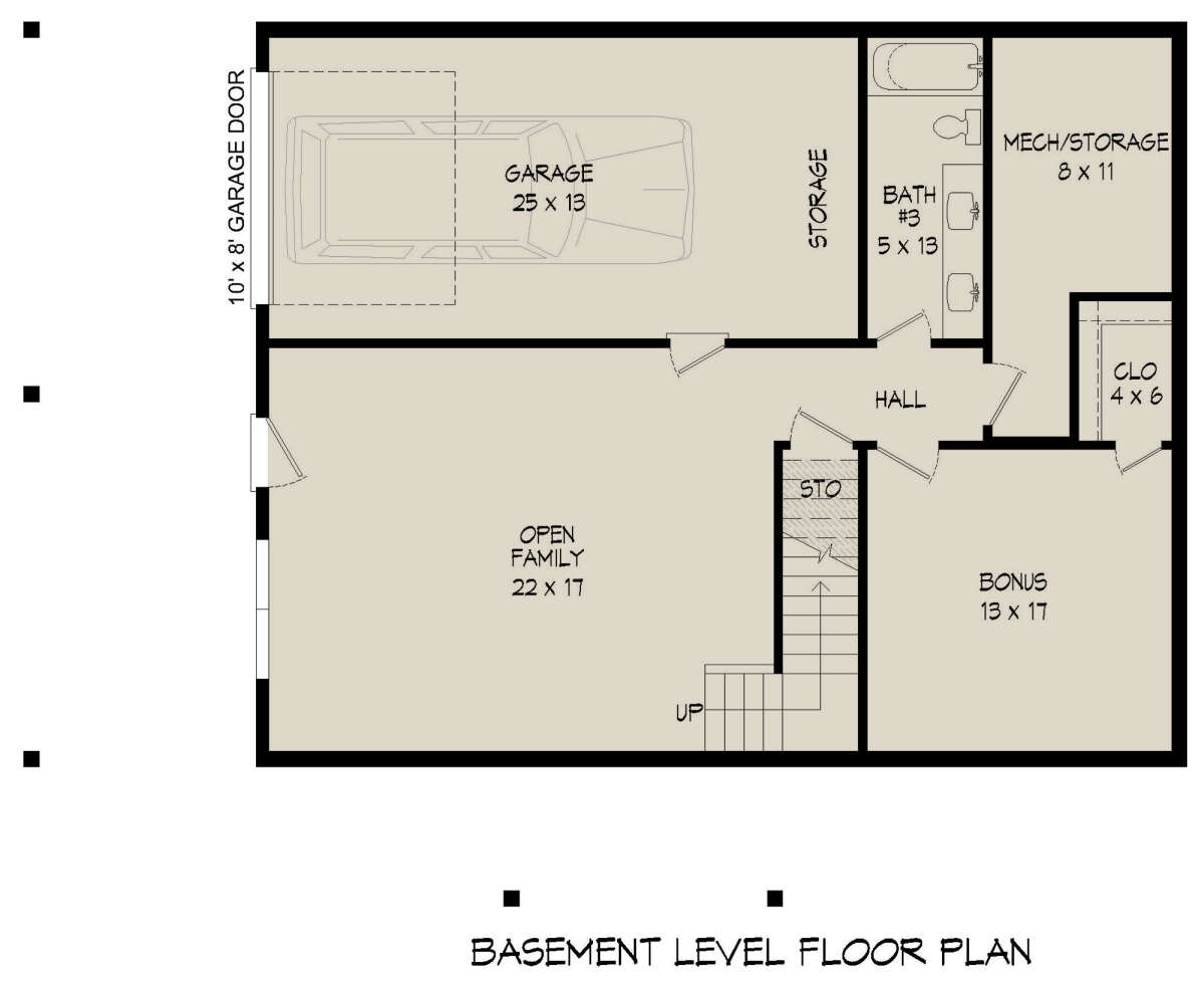 Basement for House Plan #940-00577