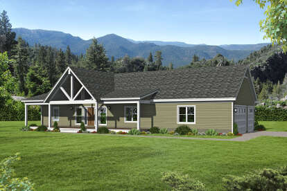 2 Bed, 2 Bath, 1519 Square Foot House Plan - #940-00578