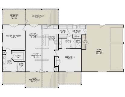 Main Floor  for House Plan #940-00578