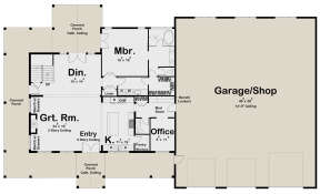 Main Floor  for House Plan #963-00665