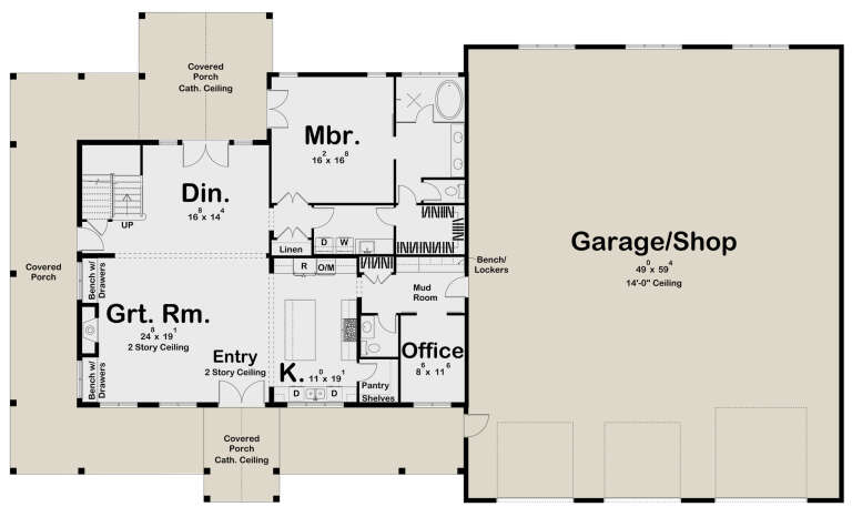 House Plan House Plan #27570 Drawing 1