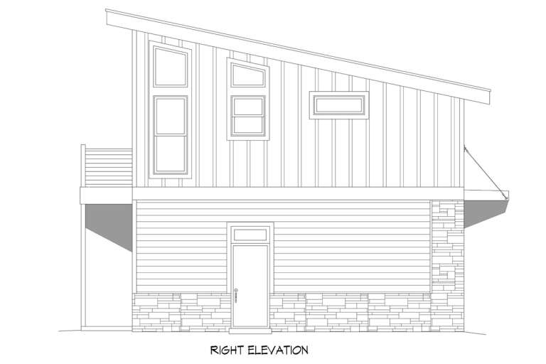Modern House Plan #940-00580 Elevation Photo