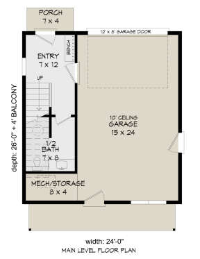 First Floor for House Plan #940-00580