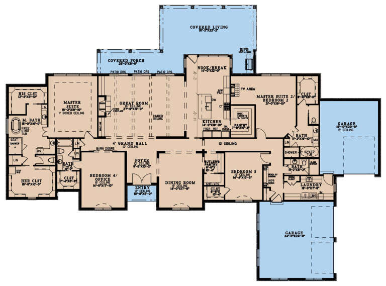 House Plan House Plan #27572 Drawing 1