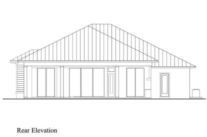 Coastal House Plan #207-00096 Elevation Photo