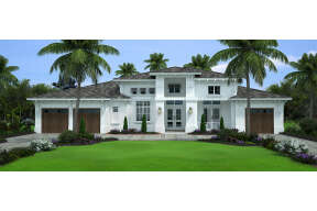 Contemporary House Plan #207-00097 Elevation Photo