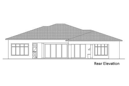 Contemporary House Plan #207-00097 Elevation Photo