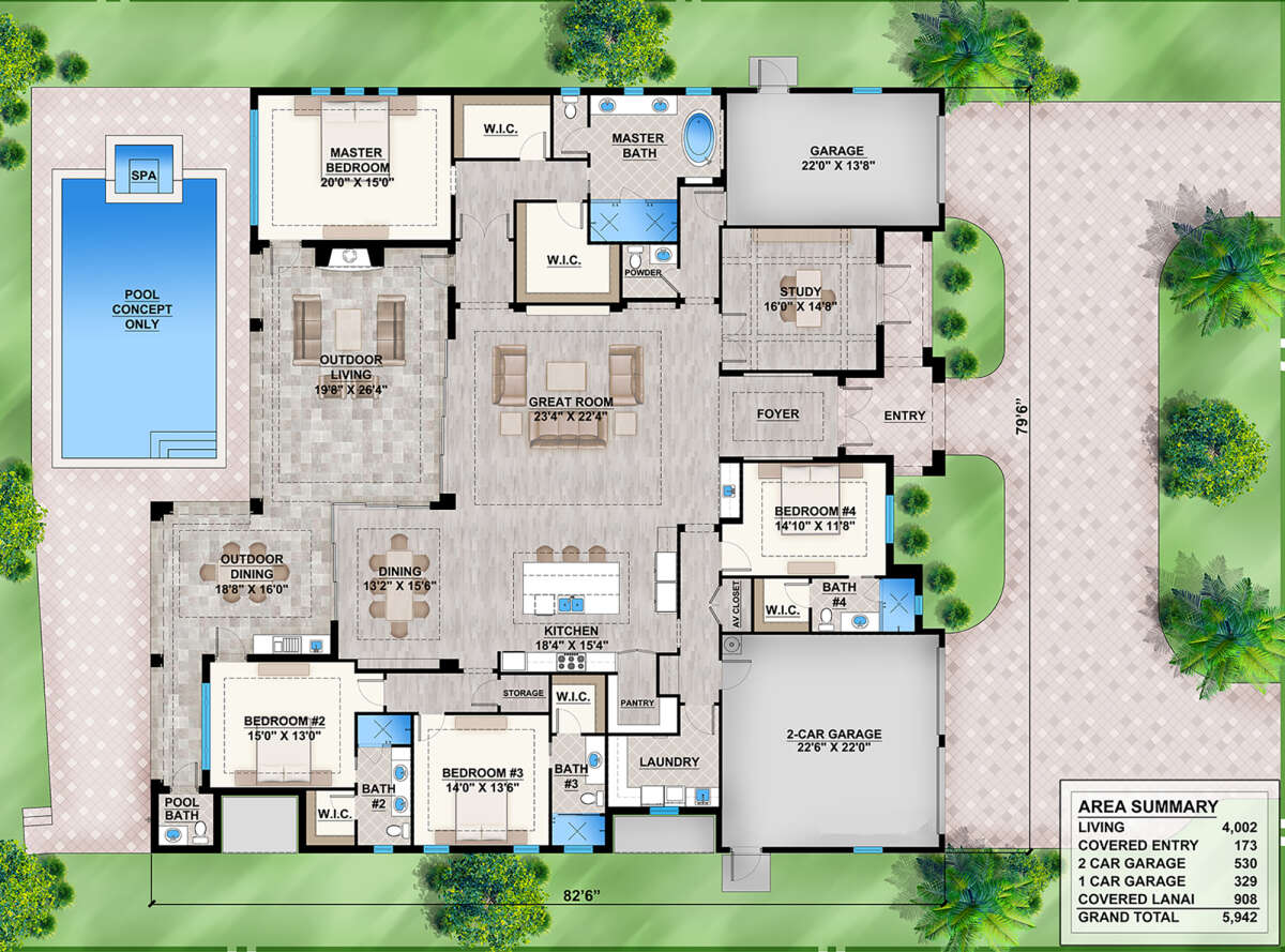 Main Floor  for House Plan #207-00097