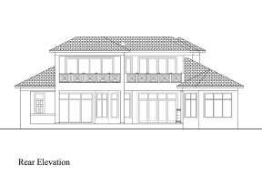 Contemporary House Plan #207-00098 Elevation Photo
