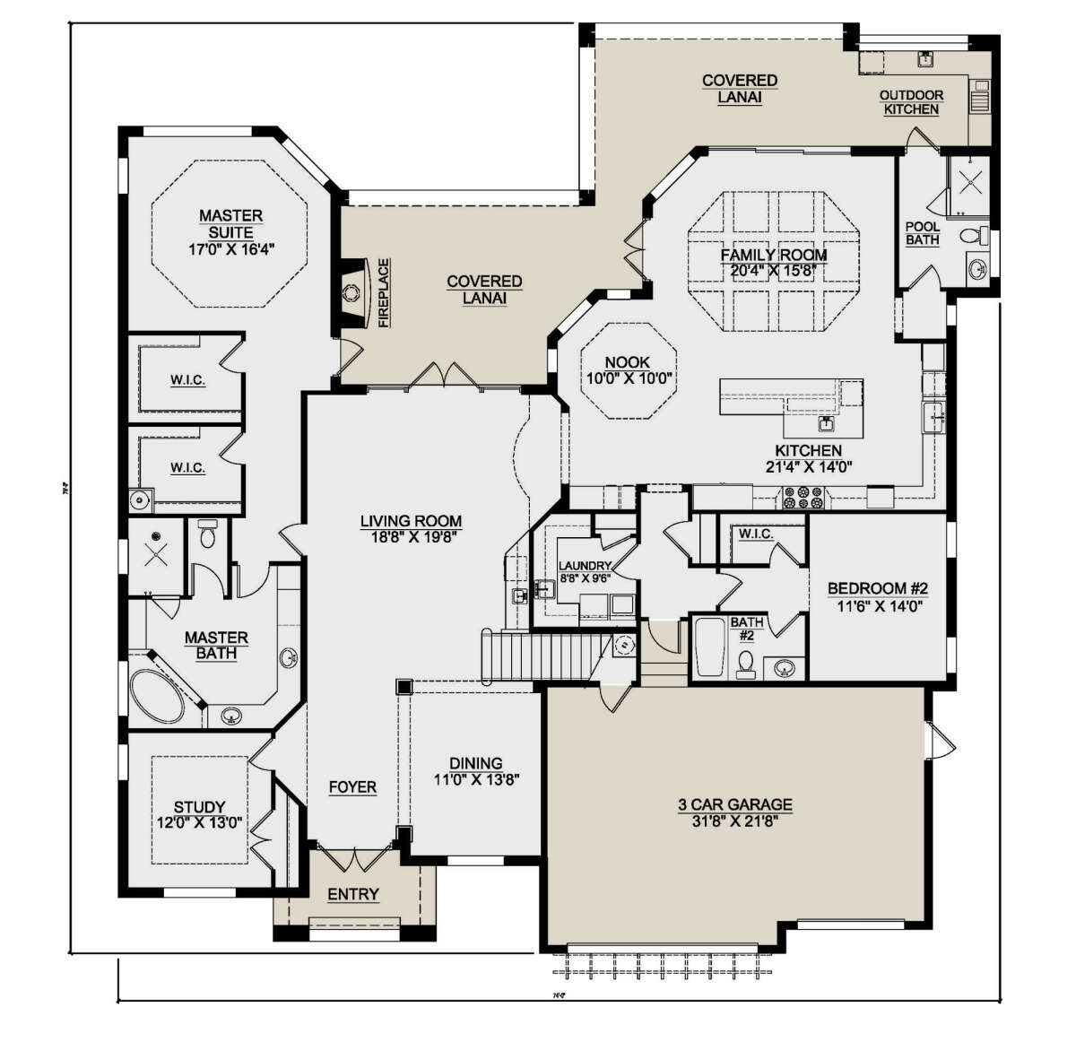 Main Floor  for House Plan #207-00098