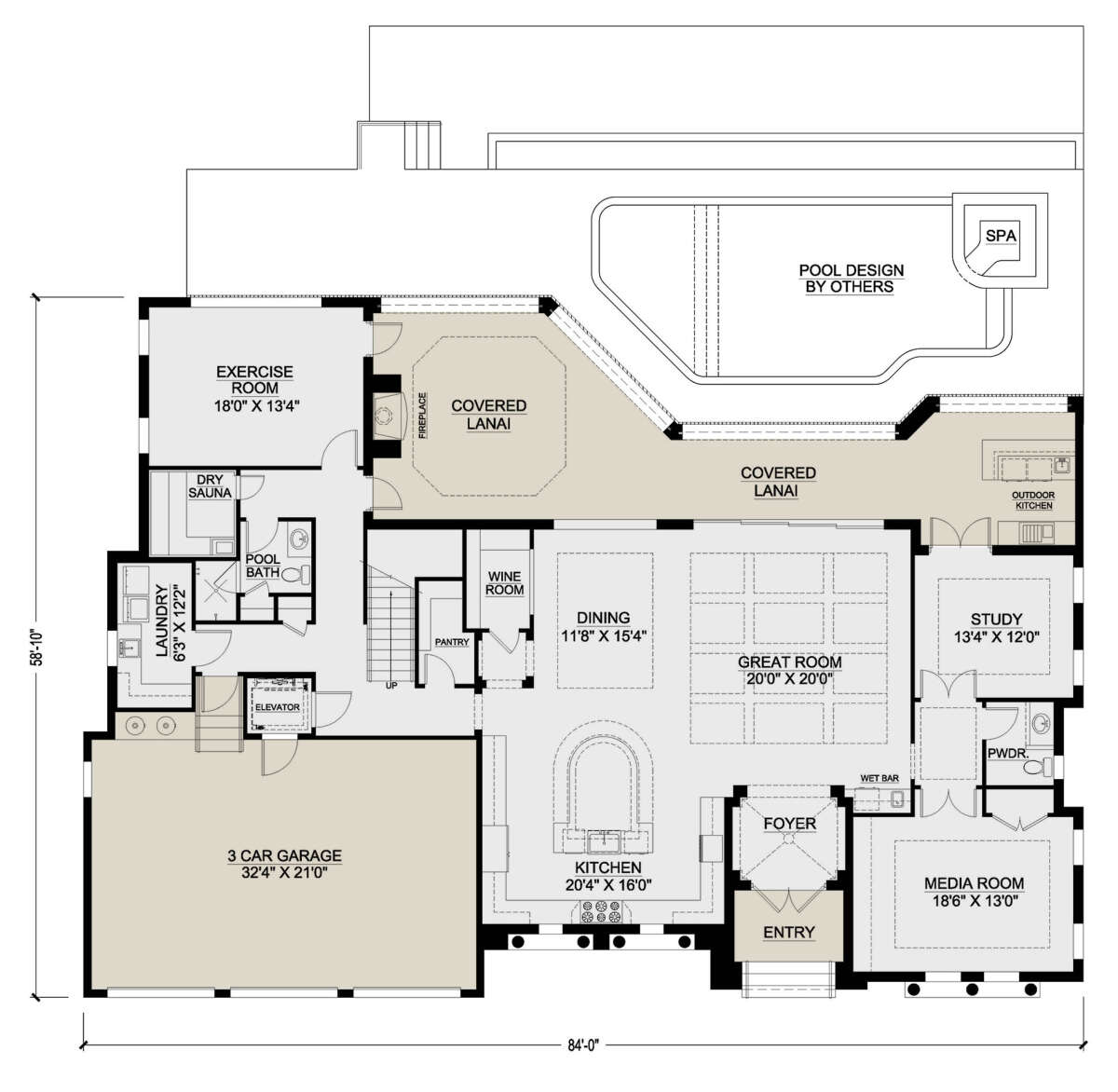 Main Floor  for House Plan #207-00099