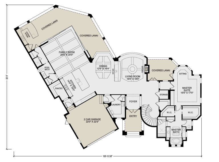 House Plan House Plan #27579 Drawing 1