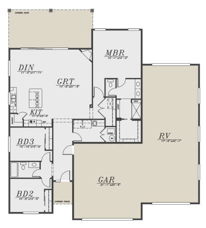House Plan House Plan #27582 Drawing 1