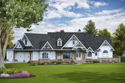 3 Bed, 3 Bath, 3696 Square Foot House Plan - #699-00307