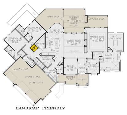 Main Floor  for House Plan #699-00307