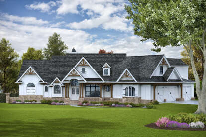 House Plan House Plan #27584 Front Elevation 