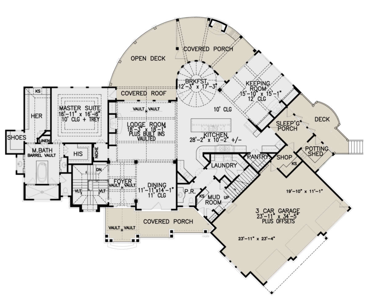 Main Floor  for House Plan #699-00308