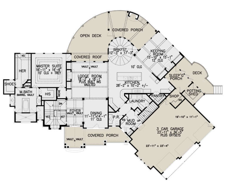 House Plan House Plan #27584 Drawing 1