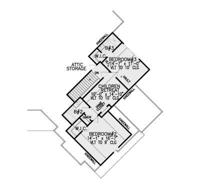 Second Floor for House Plan #699-00308