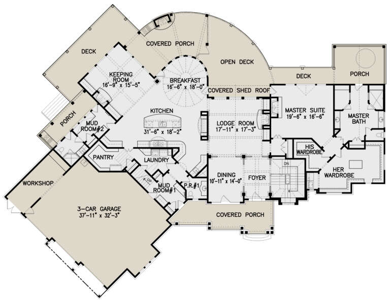 House Plan House Plan #27585 Drawing 1