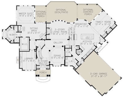 House Plan House Plan #27586 Drawing 1
