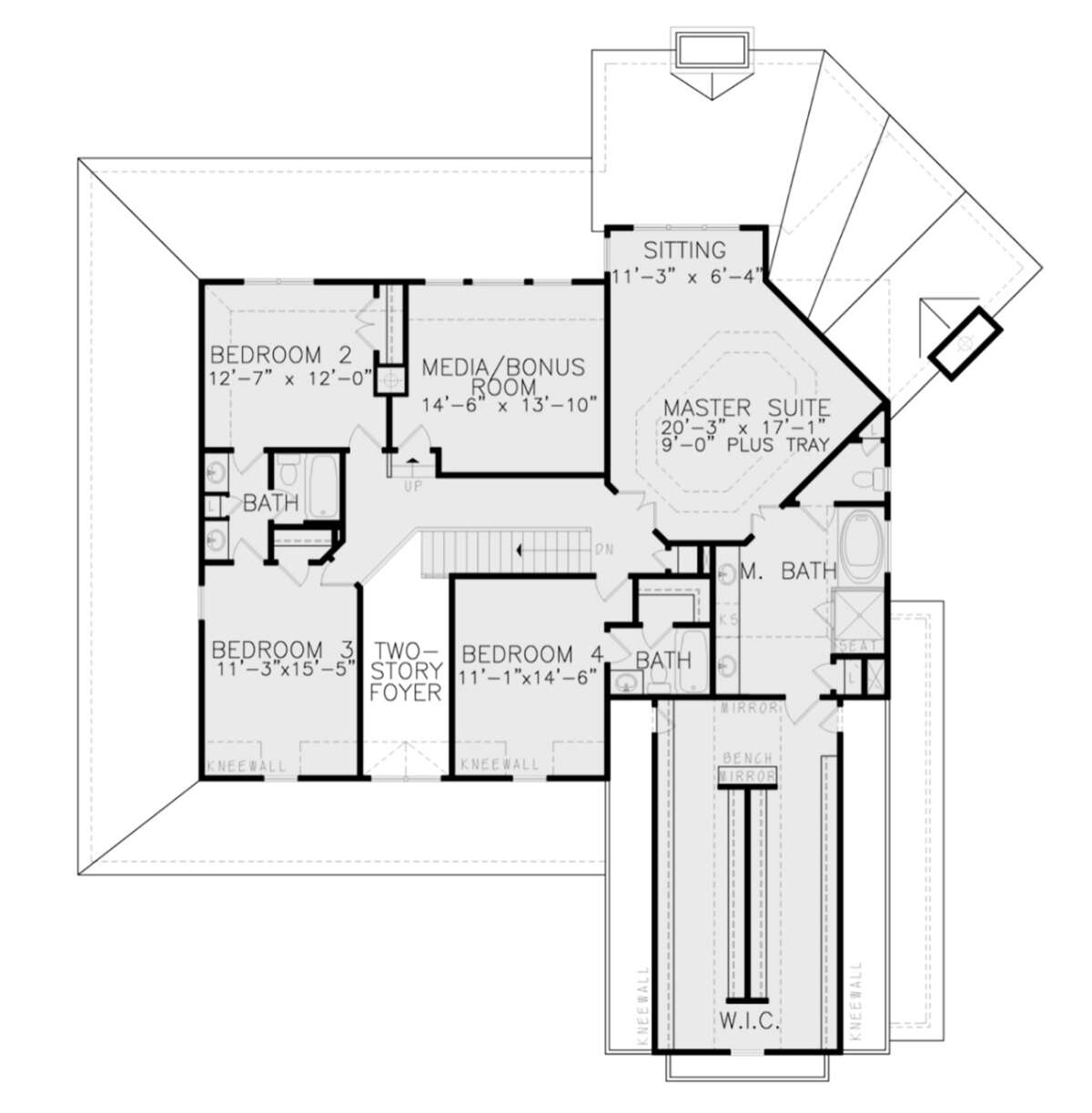 Second Floor for House Plan #699-00311