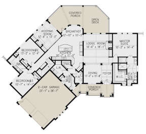 Main Floor  for House Plan #699-00312