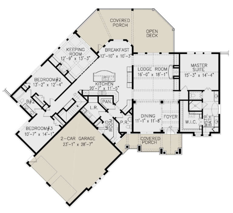 House Plan House Plan #27588 Drawing 1