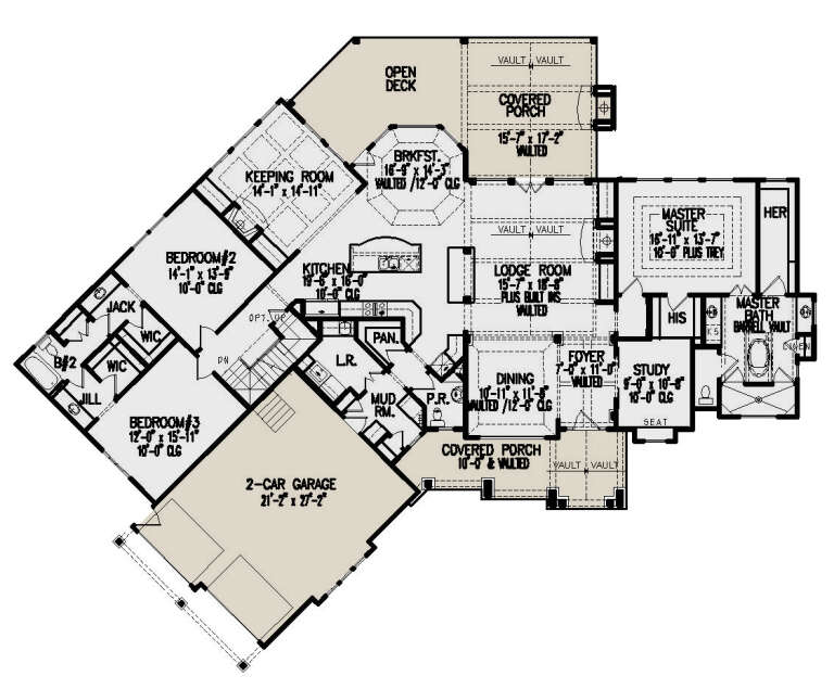 House Plan House Plan #27589 Drawing 1