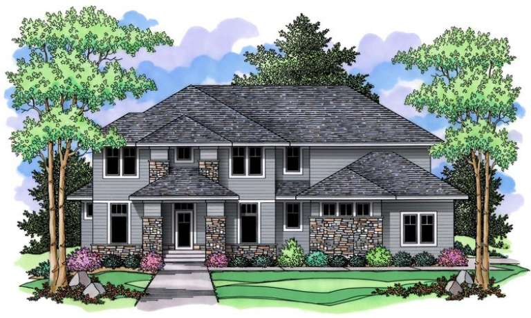 Traditional House Plan #098-00022 Elevation Photo