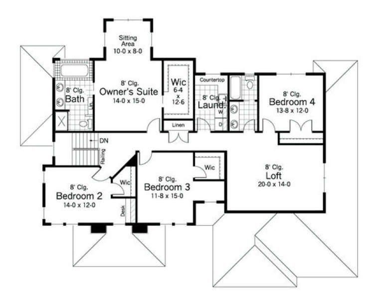 House Plan House Plan #2759 Drawing 2