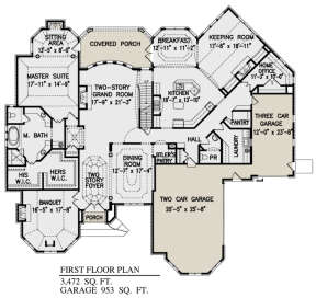 Main Floor  for House Plan #699-00316