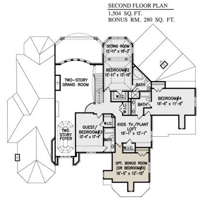House Plan House Plan #27592 Drawing 2