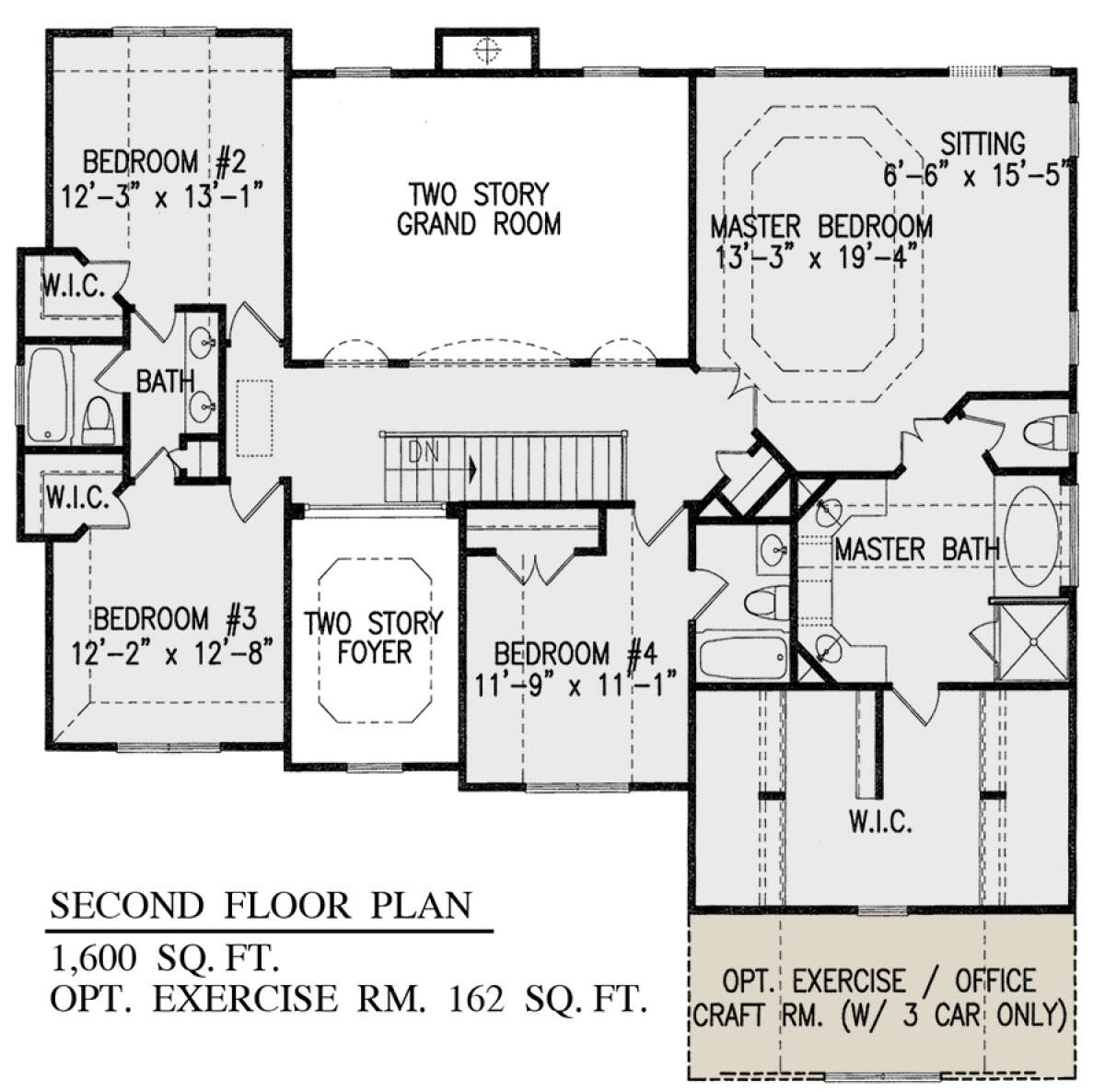 Second Floor for House Plan #699-00317
