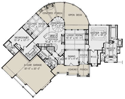 House Plan House Plan #27594 Drawing 1