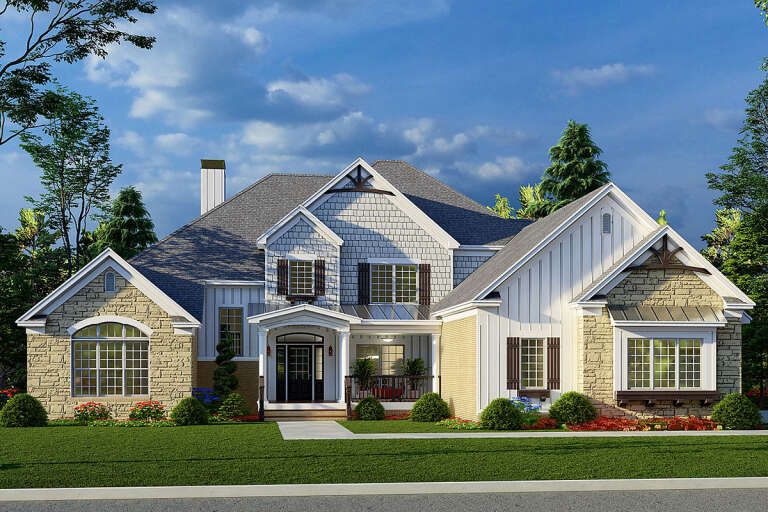 House Plan House Plan #27595 Front Elevation 