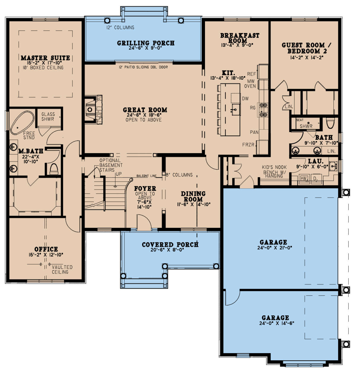 Main Floor  for House Plan #8318-00282