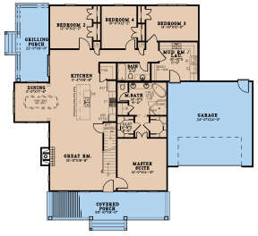 Main Floor  for House Plan #8318-00283