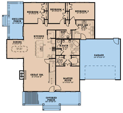 House Plan House Plan #27596 Drawing 1
