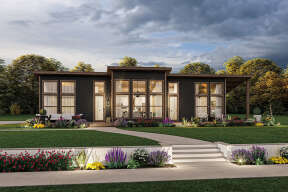 Modern House Plan #1462-00051 Elevation Photo