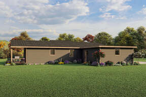 Modern House Plan #1462-00051 Elevation Photo