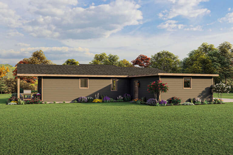 Modern House Plan #1462-00051 Elevation Photo