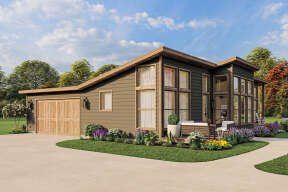 Modern House Plan #1462-00051 Elevation Photo