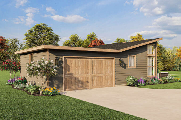 Modern House Plan #1462-00051 Elevation Photo